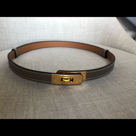 Hermès Kelly Belt Étoupe - Picture 3 of 9